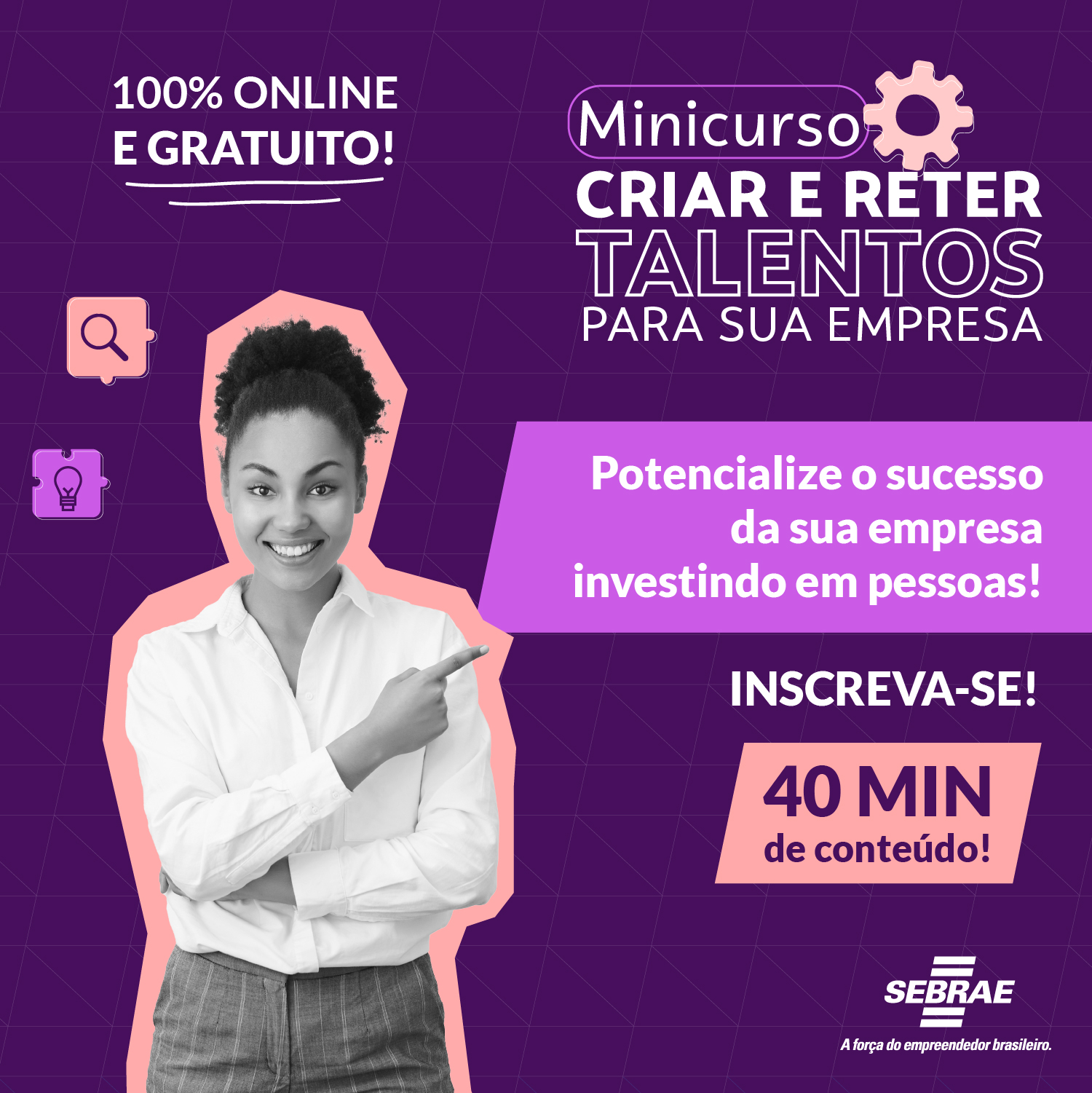 Minicurso Criar e Reter Talentos